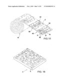 OPTICALLY TRANSMISSIVE SUBSTRATES AND LIGHT EMITTING ASSEMBLIES AND METHODS OF MAKING SAME, AND METHODS OF DISPLAYING IMAGES USING THE OPTICALLY TRANSMISSIVE SUBSTRATES AND LIGHT EMITTING ASSEMBLIES diagram and image