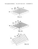 OPTICALLY TRANSMISSIVE SUBSTRATES AND LIGHT EMITTING ASSEMBLIES AND METHODS OF MAKING SAME, AND METHODS OF DISPLAYING IMAGES USING THE OPTICALLY TRANSMISSIVE SUBSTRATES AND LIGHT EMITTING ASSEMBLIES diagram and image