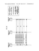 Transmission terminal, reception terminal, and information distribution system diagram and image