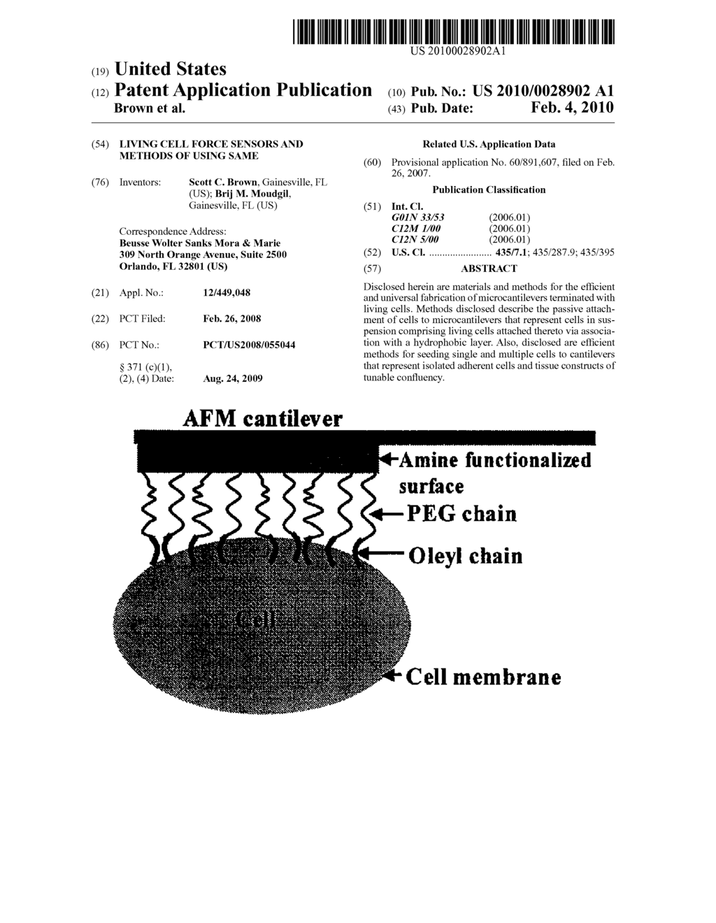 LIVING CELL FORCE SENSORS AND METHODS OF USING SAME - diagram, schematic, and image 01