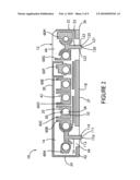 Rf filter/resonator with protruding tabs diagram and image