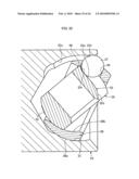 Fixed constant-velocity universal joint diagram and image