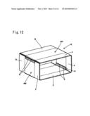 Method and apparatus for bonding a sheet for a corrugated cardboard box diagram and image