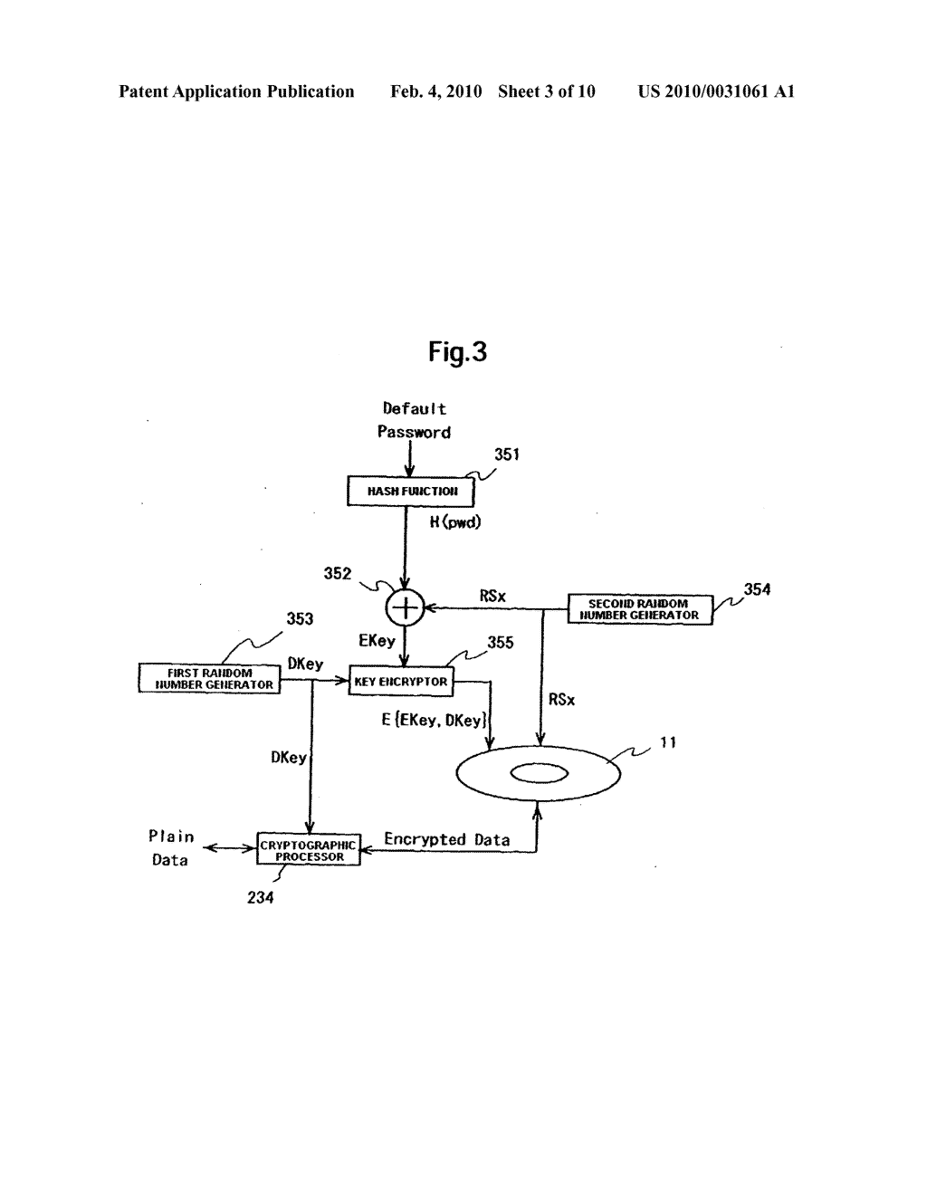 Data storage device and management method of cryptographic key thereof - diagram, schematic, and image 04
