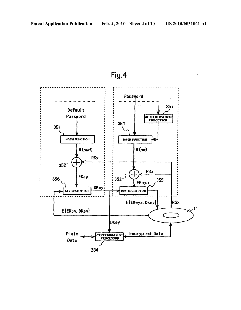 Data storage device and management method of cryptographic key thereof - diagram, schematic, and image 05