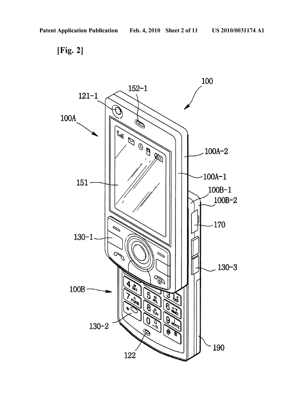 MOBILE TERMINAL AND METHOD FOR DISPLAYING INFORMATION USING THE SAME - diagram, schematic, and image 03