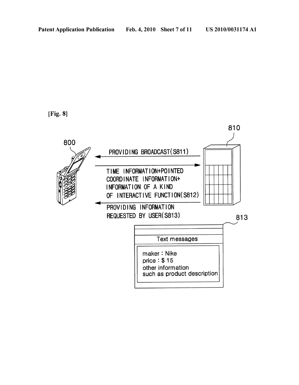 MOBILE TERMINAL AND METHOD FOR DISPLAYING INFORMATION USING THE SAME - diagram, schematic, and image 08