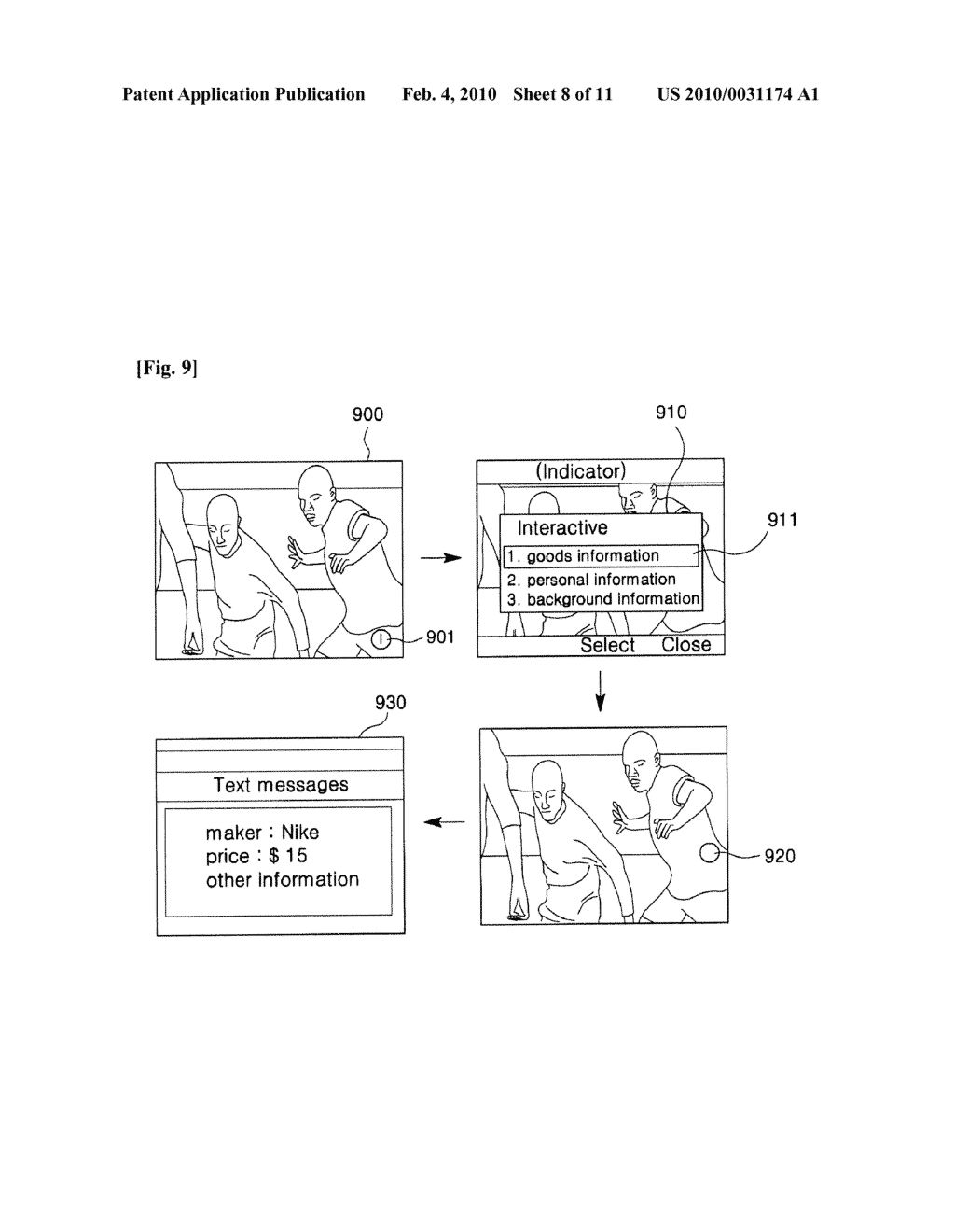 MOBILE TERMINAL AND METHOD FOR DISPLAYING INFORMATION USING THE SAME - diagram, schematic, and image 09
