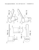 SCOOP HAVING A PARKING ANCHOR FOR MEASURING AND DISPENSING POWDERED OR GRANULAR MATERIAL diagram and image