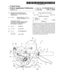 INK ROLLER COVER DEVICE OF PORTABLE TYPE LABEL PRINTING APPLICATOR diagram and image