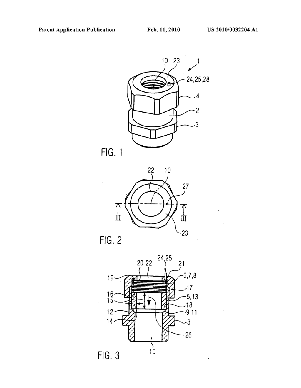 THREADED CABLE GLAND - diagram, schematic, and image 02