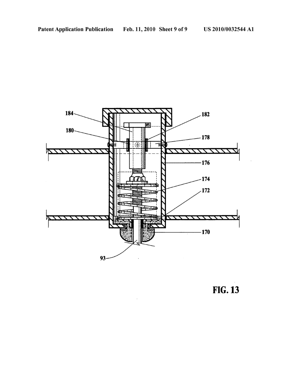 Mounting bracket and damper system for hanging and use of a punching bag - diagram, schematic, and image 10