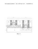 SEMICONDUCTOR STRUCTURE INCLUDING A HIGH PERFORMANCE FET AND A HIGH VOLTAGE FET ON A SOI SUBSTRATE diagram and image