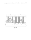 SEMICONDUCTOR STRUCTURE INCLUDING A HIGH PERFORMANCE FET AND A HIGH VOLTAGE FET ON A SOI SUBSTRATE diagram and image