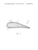 Processing method for solid core ceramic matrix composite airfoil diagram and image