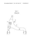 LOWER ARM ASSEMBLY FOR SUSPENSION SYSTEM diagram and image