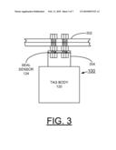 RADIO FREQUENCY IDENTIFICATION (RFID) SURVEILLANCE TAG diagram and image