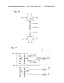 Buffer circuit having voltage switching function, and liquid crystal display device diagram and image