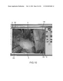 High dynamic range scenographic image projection diagram and image