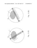 LED DISPLAY DEVICE FOR DISPLAYING PATTERN ON ROTATABLE OBJECT diagram and image