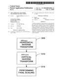 LOW COMPLEXITY AND UNIFIED TRANSFORMS FOR VIDEO CODING diagram and image