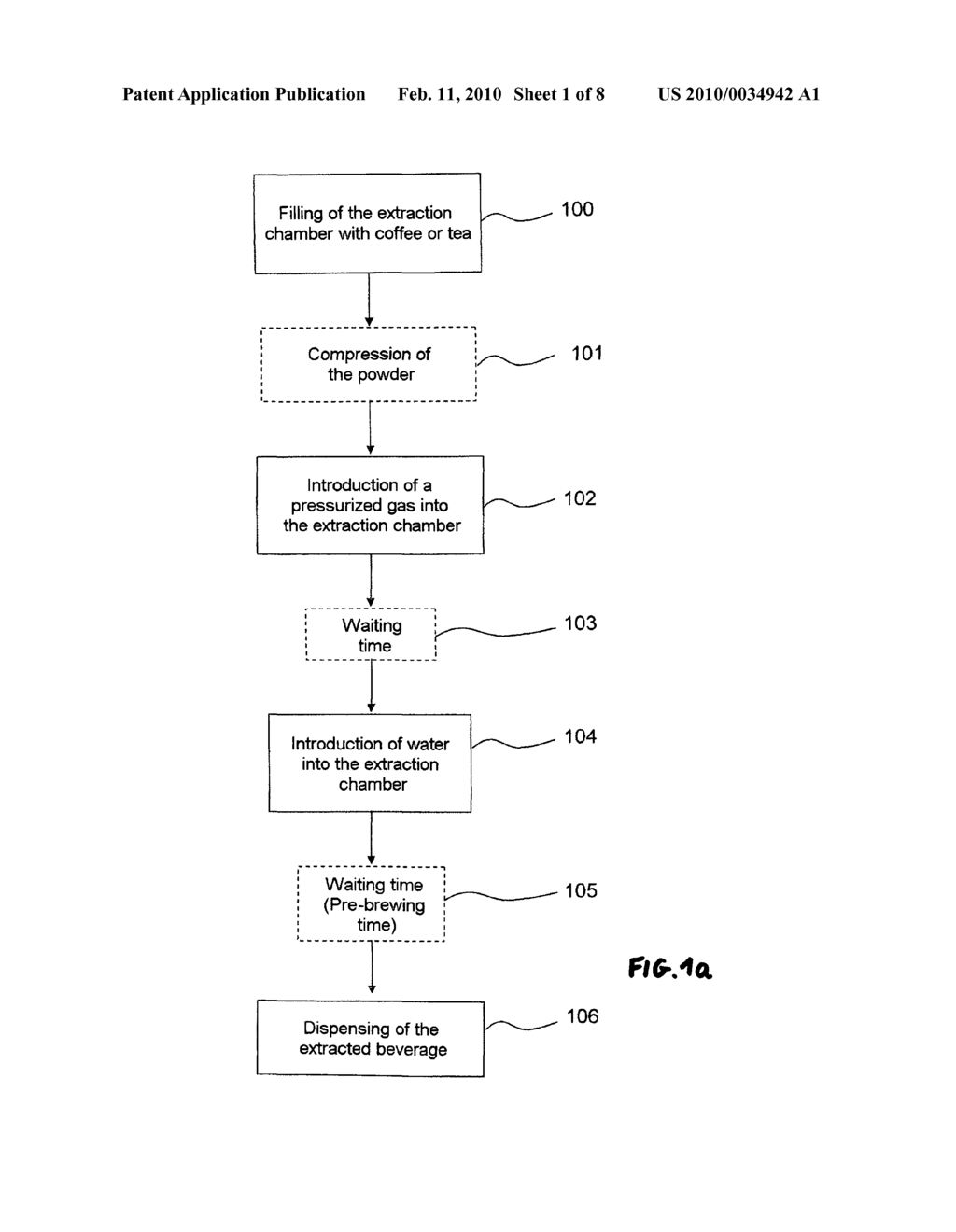 Apparatus and Method for Extracting a Hot Beverage - diagram, schematic, and image 02