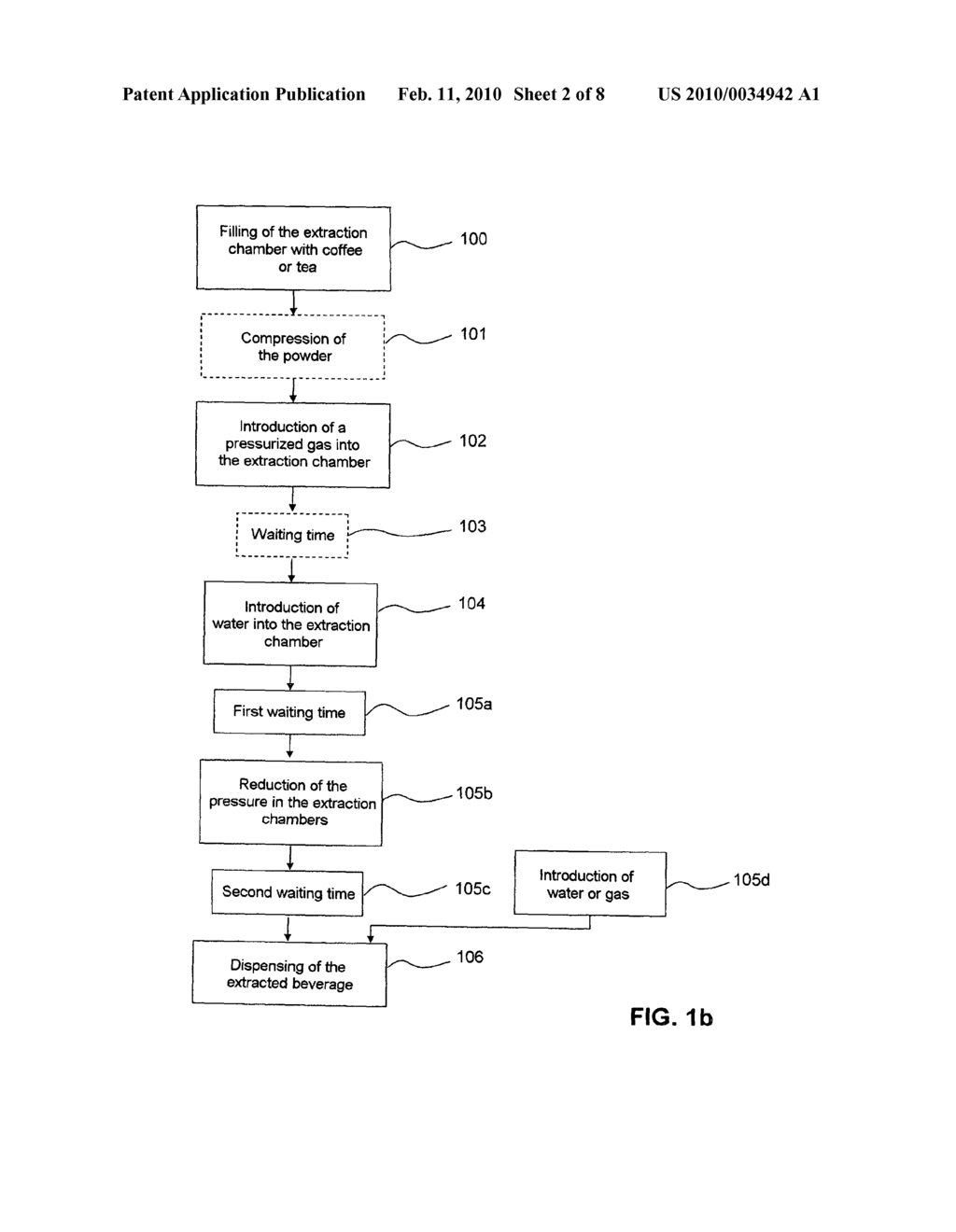 Apparatus and Method for Extracting a Hot Beverage - diagram, schematic, and image 03