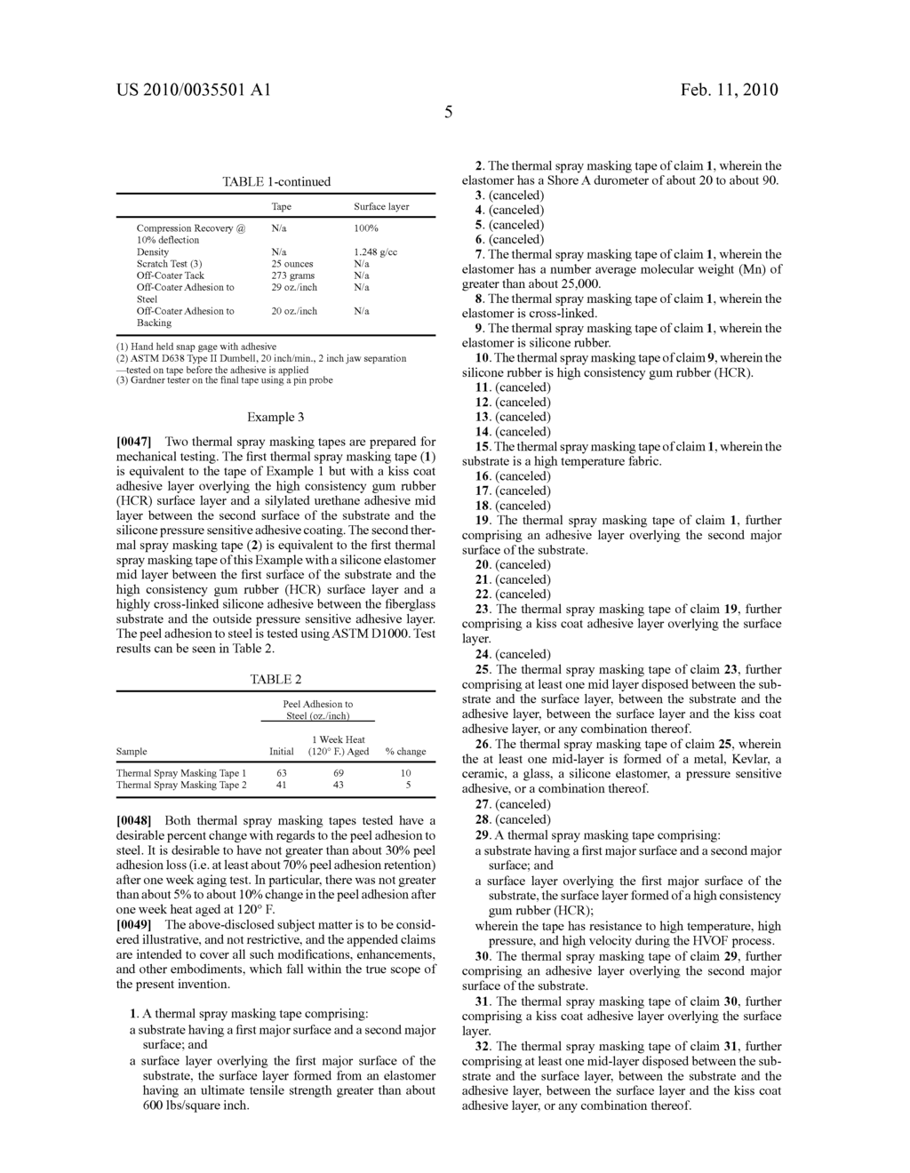 THERMAL SPRAY MASKING TAPE - diagram, schematic, and image 10