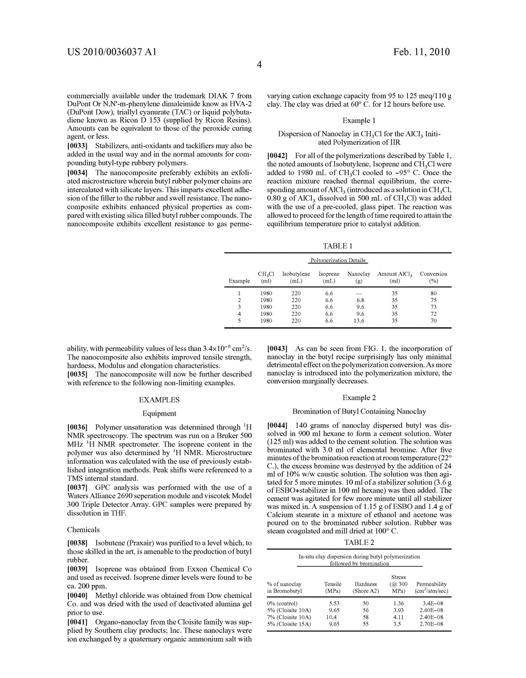 POLYMERIZATION PROCESS FOR PREPARING BUTYL RUBBER NANOCOMPOSITES - diagram, schematic, and image 05