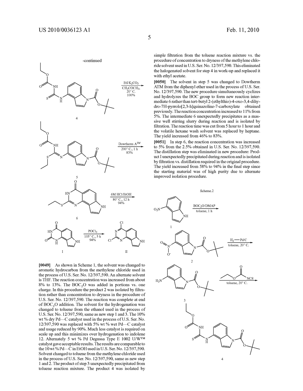 PROCESS FOR THE PREPARATION OF 2,4-DICHLORO-7H-PYRROLO[2,3H]QUINAZOLINE - diagram, schematic, and image 06