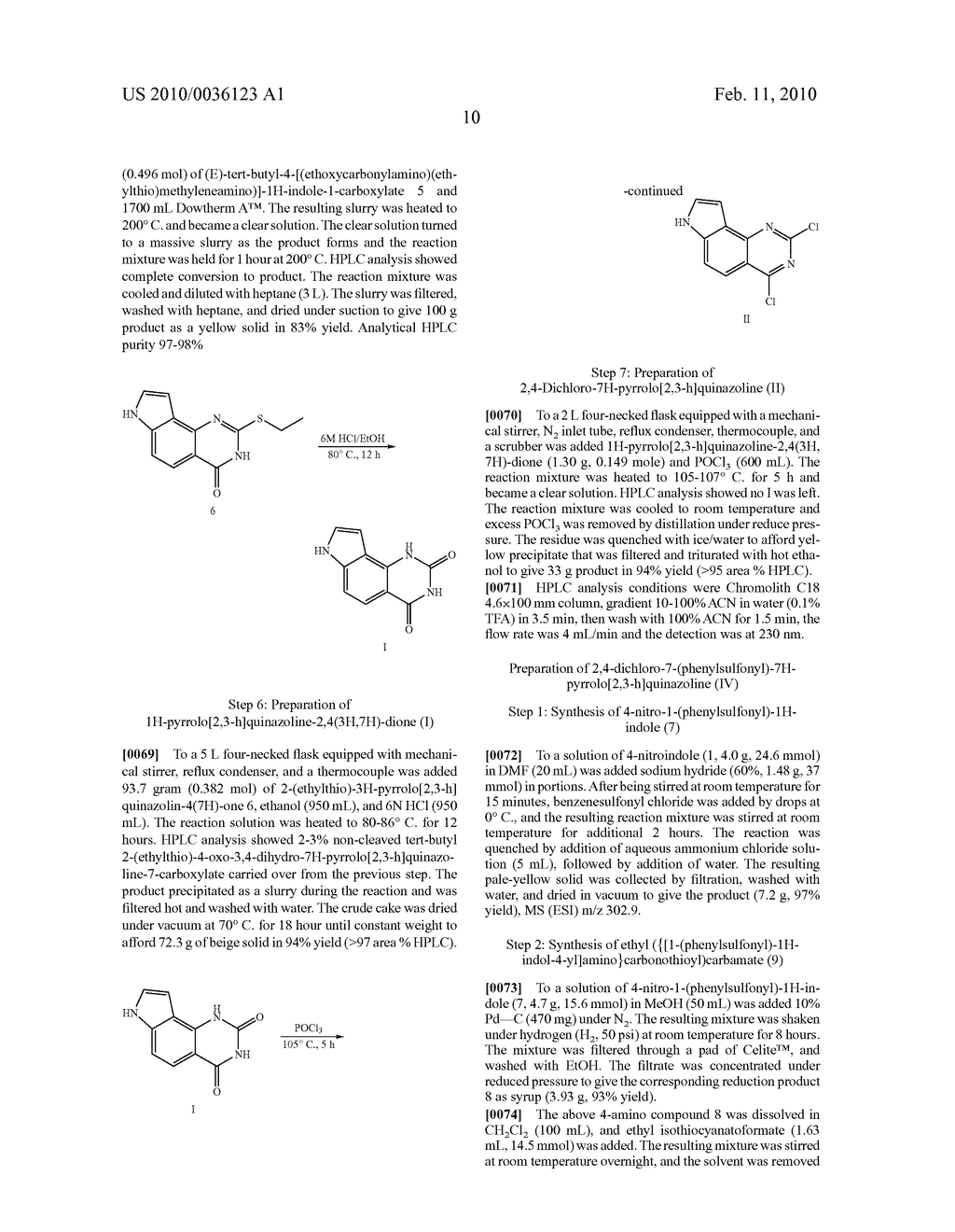 PROCESS FOR THE PREPARATION OF 2,4-DICHLORO-7H-PYRROLO[2,3H]QUINAZOLINE - diagram, schematic, and image 11