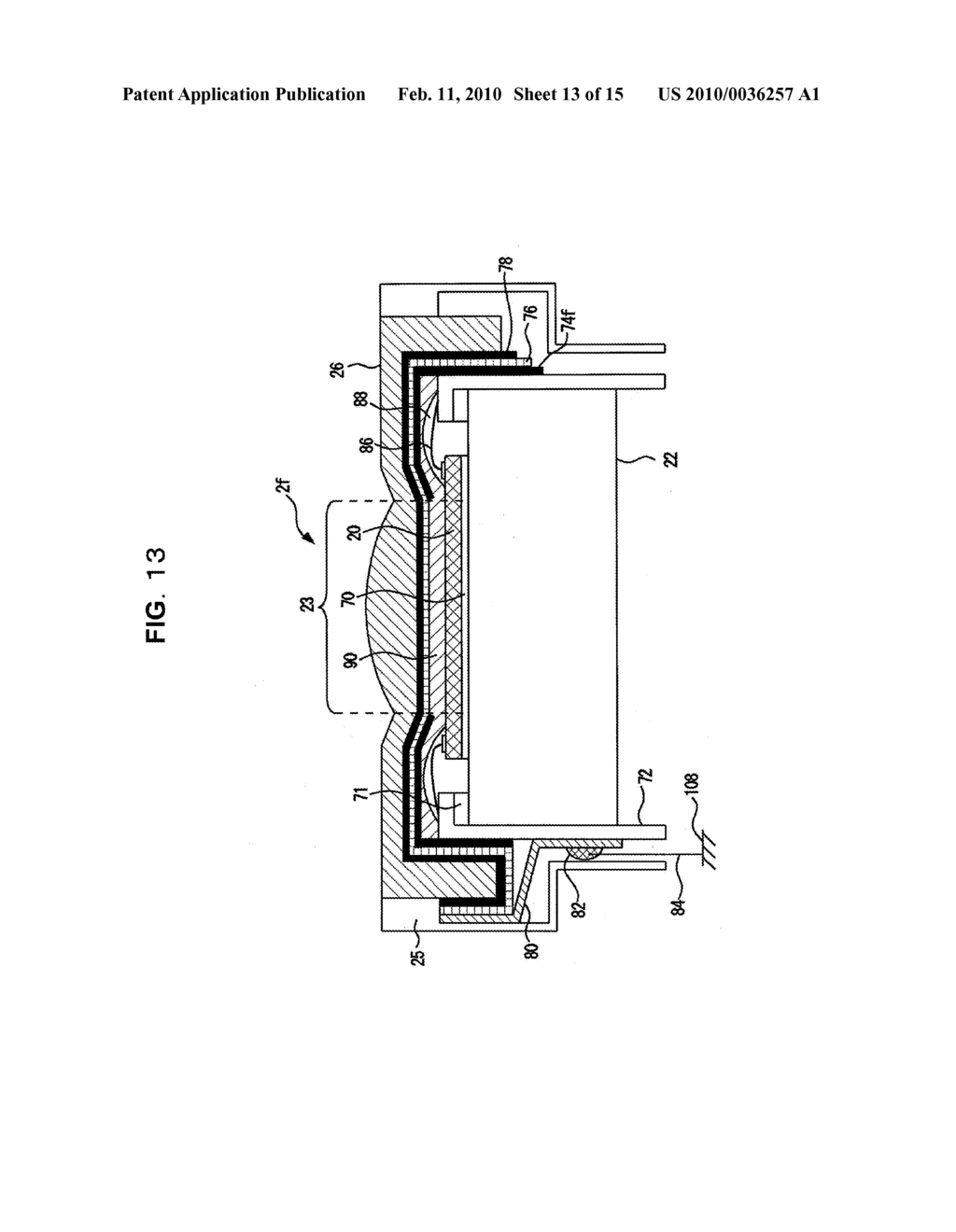 ULTRASONIC PROBE AND ULTRASONIC DIAGNOSTIC APPARATUS USING THE SAME - diagram, schematic, and image 14