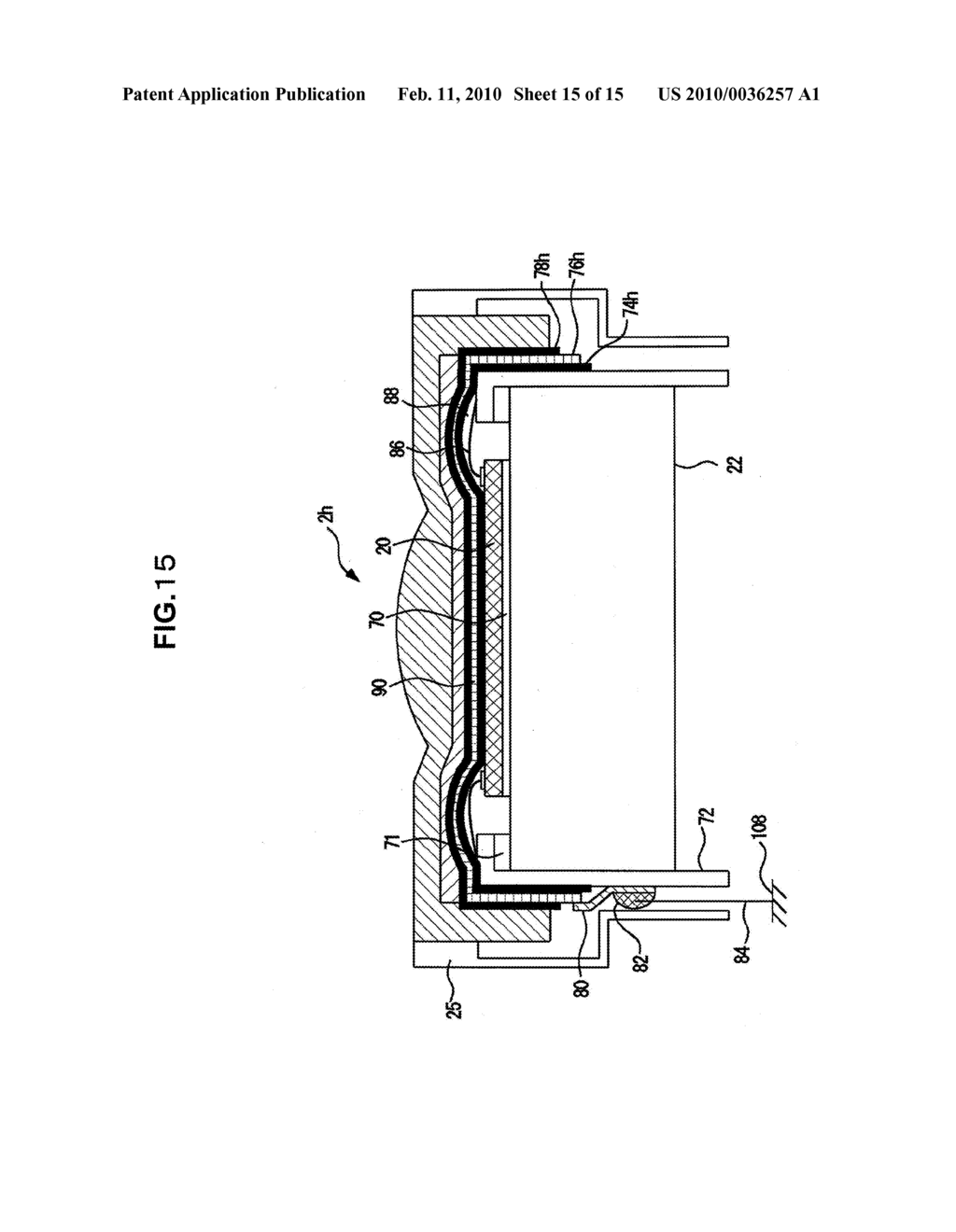 ULTRASONIC PROBE AND ULTRASONIC DIAGNOSTIC APPARATUS USING THE SAME - diagram, schematic, and image 16