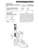 Device and method for combining an athletic shoe and conventional ankle brace to limit active ankle inversion diagram and image