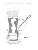 Device and method for combining an athletic shoe and conventional ankle brace to limit active ankle inversion diagram and image