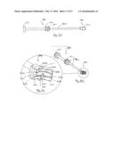 INTERVERTEBRAL SPACER DEVICE HAVING AN ENGAGEMENT HOLE FOR A TOOL WITH AN EXTENDABLE POST diagram and image