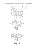 ORTHOPAEDIC KNEE PROSTHESIS HAVING CONTROLLED CONDYLAR CURVATURE diagram and image