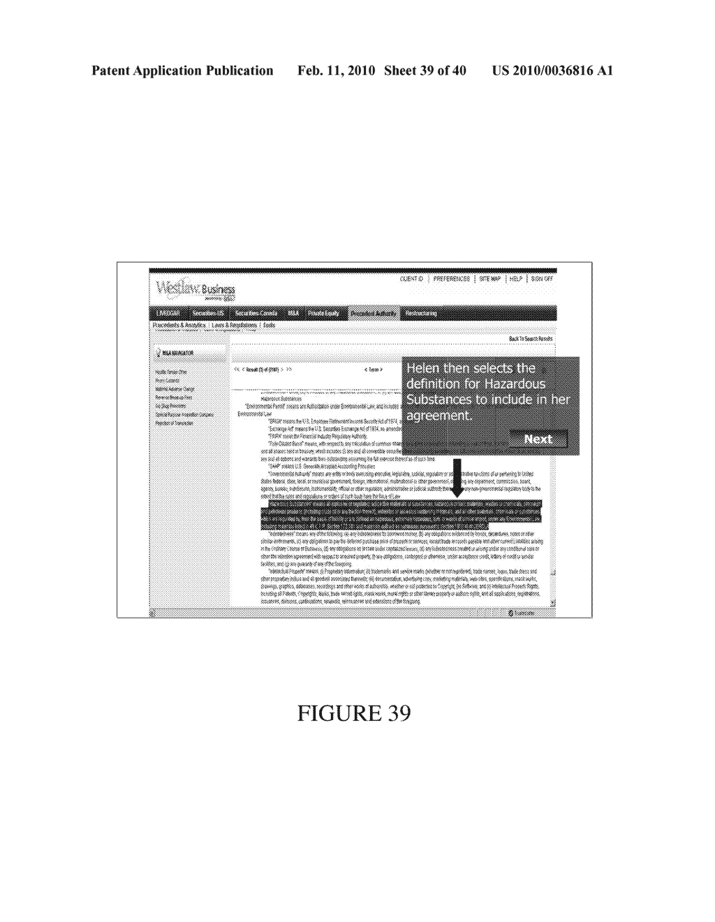 SYSTEMS, METHODS, AND INTERFACES FOR RESEARCHING CONTRACTUAL PRECEDENTS - diagram, schematic, and image 40