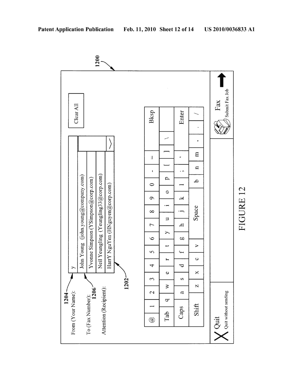 SYSTEM AND METHOD FOR TYPE-AHEAD ADDRESS LOOKUP EMPLOYING HISTORICALLY WEIGHTED ADDRESS PLACEMENT - diagram, schematic, and image 13