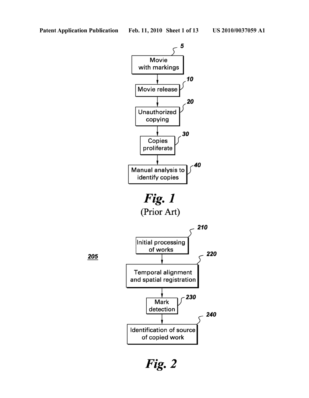 SYSTEM AND METHOD FOR FORENSIC ANALYSIS OF MEDIA WORKS - diagram, schematic, and image 02