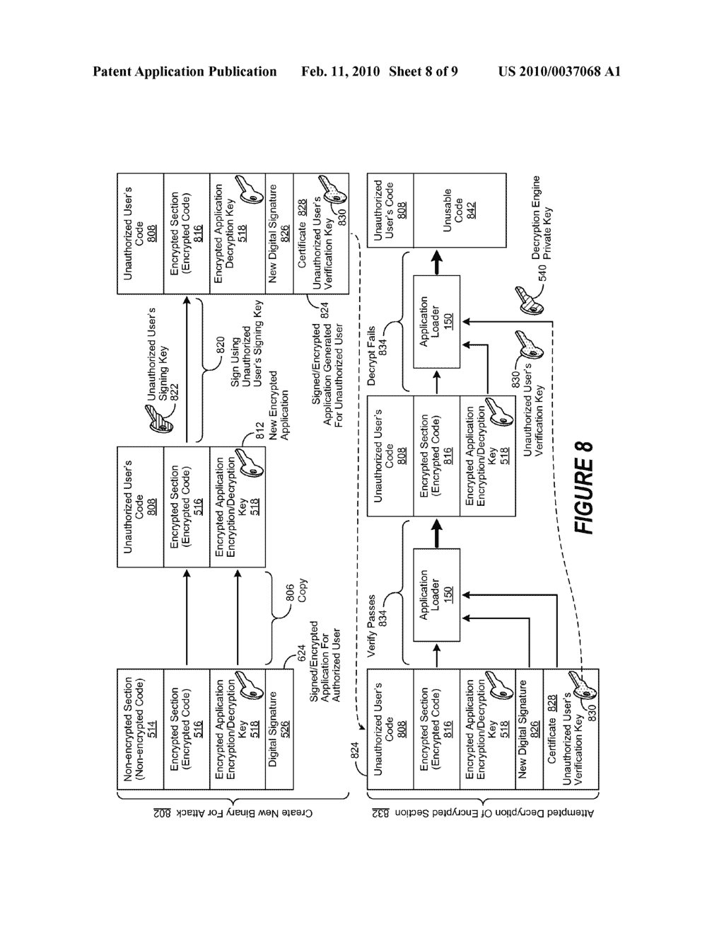 Method to Protect Secrets Against Encrypted Section Attack - diagram, schematic, and image 09