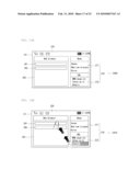 MOBILE TERMINAL WITH TOUCH SCREEN AND METHOD OF PROCESSING DATA USING THE SAME diagram and image