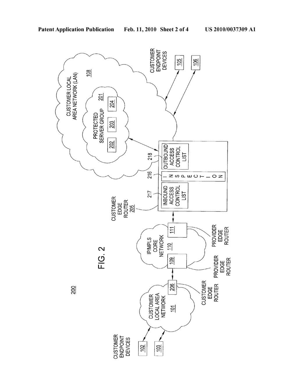 METHOD AND APPARATUS FOR PROVIDING SECURITY IN AN INTRANET NETWORK - diagram, schematic, and image 03