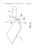 HAND TOOL WITH PLATE-LIKE BODY AND HANDLE AND METHOD FOR MAKING THE SAME diagram and image