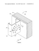 Side mounted drill bolt and threaded anchor system for veneer wall tie connection diagram and image