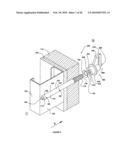 Side mounted drill bolt and threaded anchor system for veneer wall tie connection diagram and image