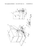 METHOD AND APPARATUS FOR FIXING THE TAIL END OF THE FILM FOR WRAPPING PALLETIZED LOADS diagram and image