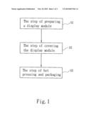 FLAT PANEL DISPLAY PACKAGE METHOD diagram and image