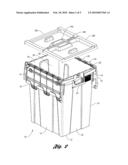 MEDICAL WASTE CONTAINER LID diagram and image