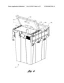 MEDICAL WASTE CONTAINER LID diagram and image